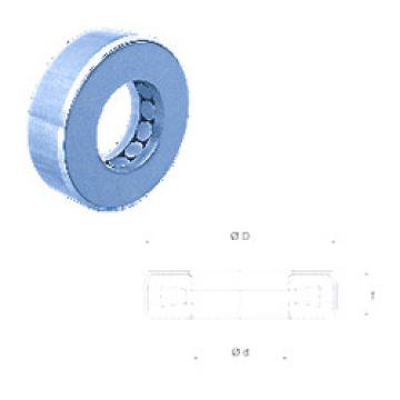 thrust ball images bearings T200 Fersa