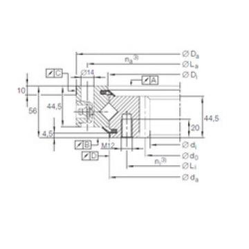 thrust ball images bearings XSI 14 0744 N INA