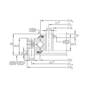 thrust ball images bearings XSU 14 0644 INA