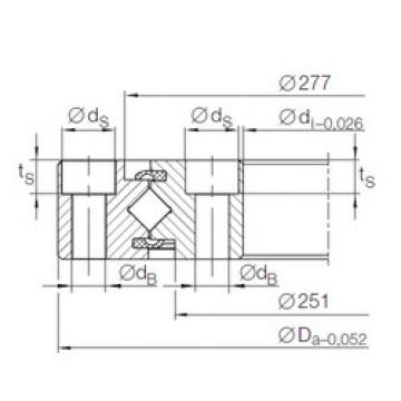 thrust ball images bearings XU 08 0264 INA