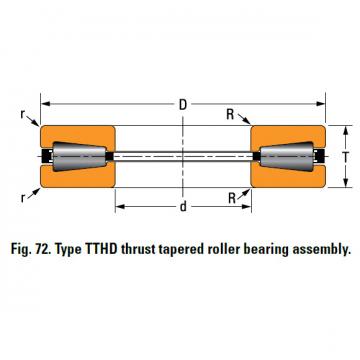 TTHD THRUST ROLLER BEARINGS T511A