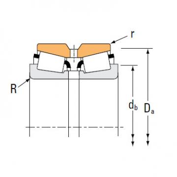 TDO Type roller bearing 15117 15251D