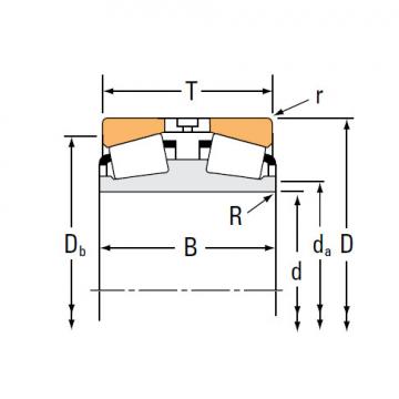 TDI TDIT Series Tapered Roller bearings double-row 375D 372A