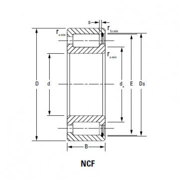 CYLINDRICAL ROLLER BEARINGS FULL COMPLEMENT NCF NCF2934V