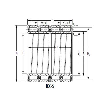 Four-Row Cylindrical Roller Bearings 900RX3444 RX-1