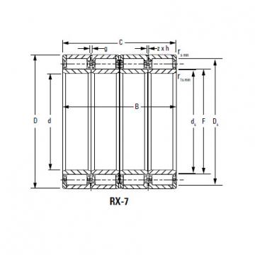 Four-Row Cylindrical Roller Bearings 230RYL1667 RY-6