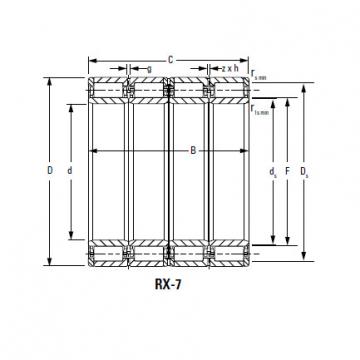 Four-Row Cylindrical Roller Bearings 730RX2922 RX-1