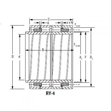 Four-Row Cylindrical Roller Bearings 440RX2245 RX-1