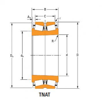 TdiT TnaT two-row tapered roller Bearings Hm262749Td Hm262710