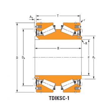 tdik thrust tapered roller bearings Hm252340dw Hm252315