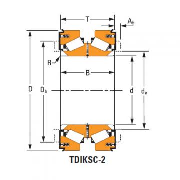 tdik thrust tapered roller bearings Hm959649d Hm959618