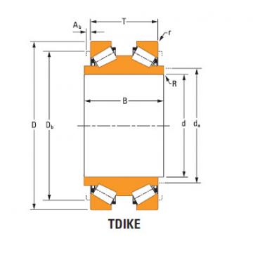 tdik thrust tapered roller bearings 14125dw 14276