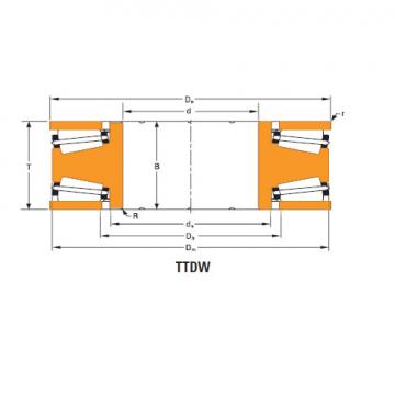TTdFlk TTdW and TTdk bearings Thrust race double T10250dw