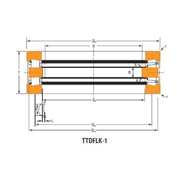 TTdFlk TTdW and TTdk bearings Thrust race single f-21068-B