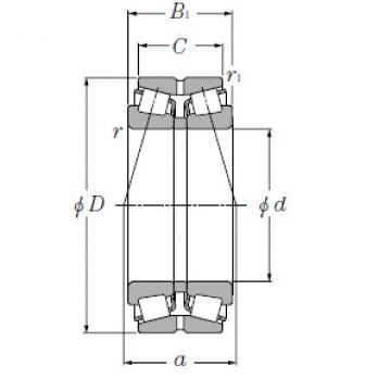 Double Row Tapered Roller Bearings NTN CRI-10004