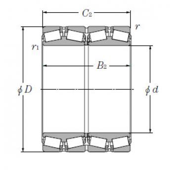 Four Row Tapered Roller Bearings Singapore 623052