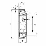 tapered roller thrust bearing 32964 FAG