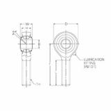 Self-Aligning Ball Bearings PBR10EFN NMB