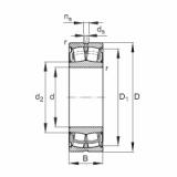 spherical roller bearing axial load WS22208-E1-2RSR FAG