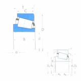 tapered roller bearing axial load X33205/Y33205 Timken