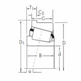 tapered roller bearing axial load XAB32009X/Y32009XR Timken