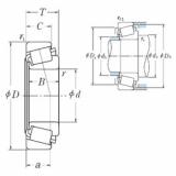 tapered roller dimensions bearings 842/832 NSK