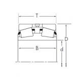 tapered roller dimensions bearings 82587D/82931+Y1S-82931 Timken