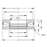 thrust ball images bearings W-3217-B Timken