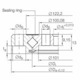 thrust ball images bearings XU 06 0111 INA