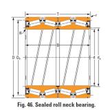 Timken Sealed roll neck Bearings Bore seal k159542 O-ring